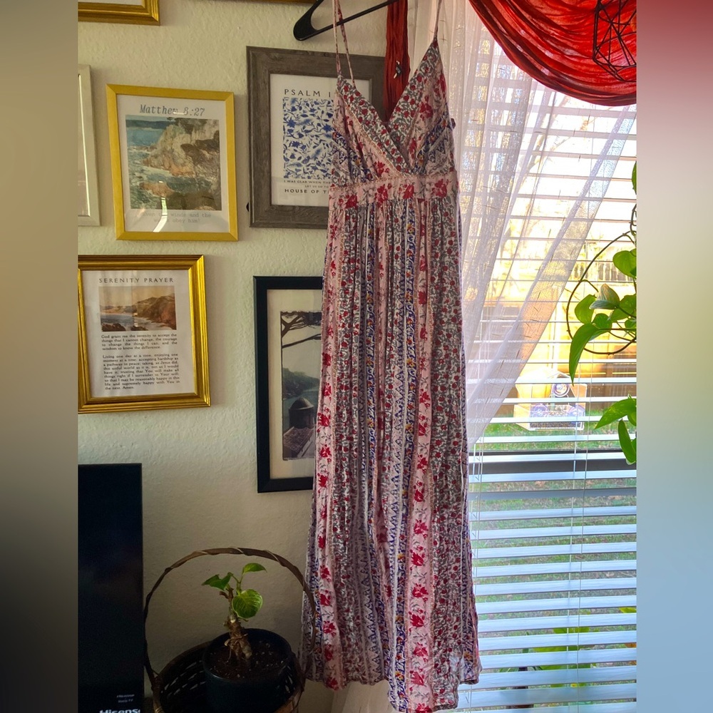 Floral Multicolor Maxi Dress